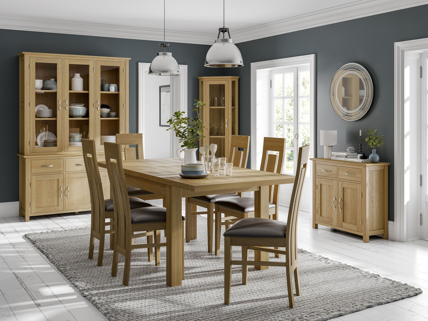 New Oak dining room set